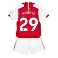 Dětský Fotbalový dres Arsenal Kai Havertz #29 2023-24 Domácí Krátký Rukáv (+ trenýrky)